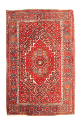 Tapis persan - Nomadic - 200 x 127 cm - rouge