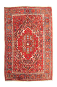 Tapis persan - Nomadic - 200 x 127 cm - rouge