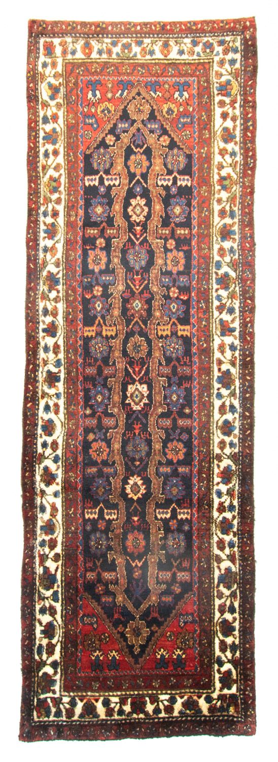 Tapis de couloir Tapis persan - Nomadic - 308 x 98 cm - orange