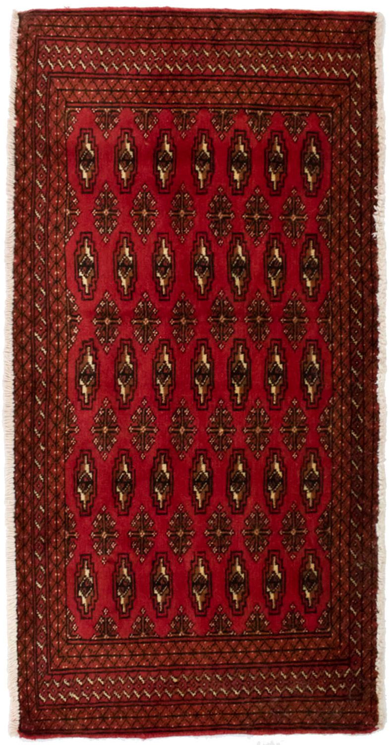 Tapis Turkaman - 130 x 60 cm - rouge