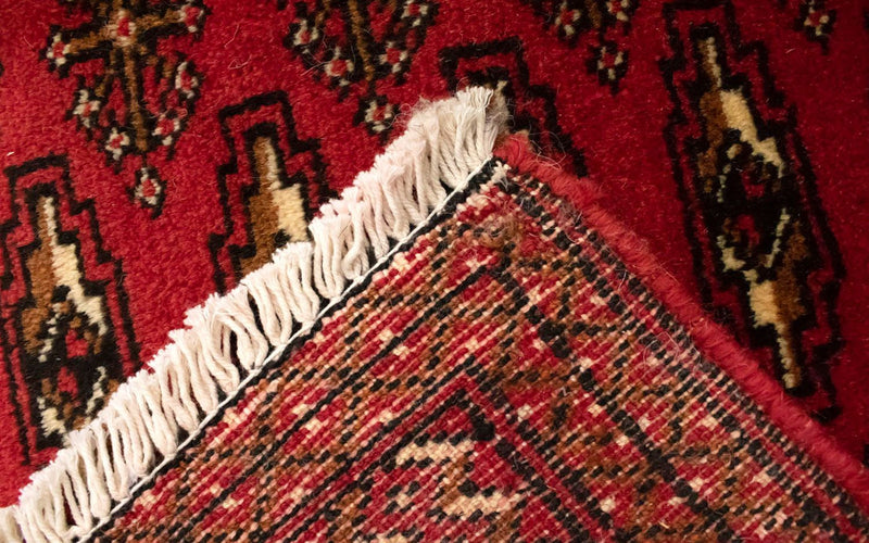 Tapis Turkaman - 130 x 60 cm - rouge