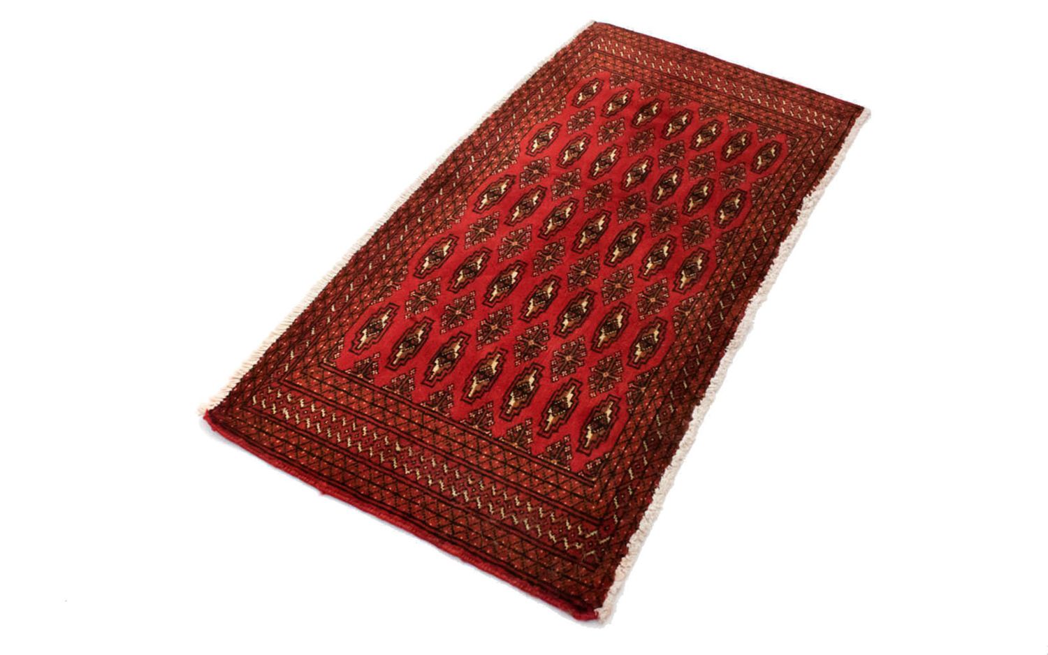 Tapis Turkaman - 130 x 60 cm - rouge