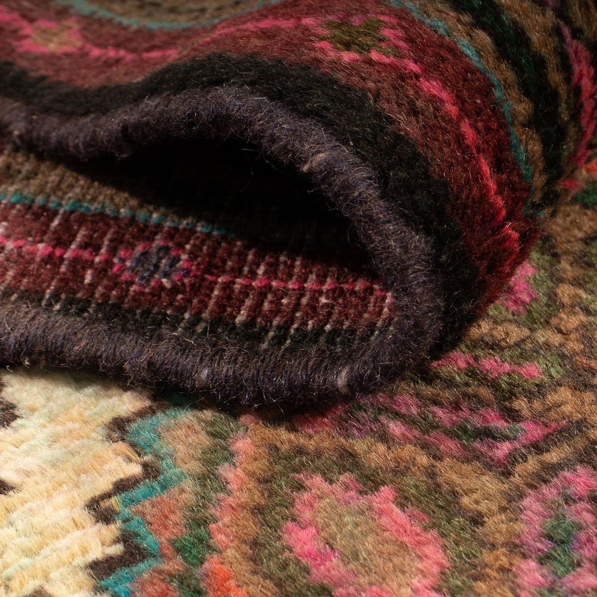 Tapis de couloir Tapis persan - Nomadic - 293 x 83 cm - rouge clair