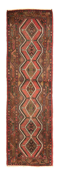 Tapis de couloir Tapis persan - Nomadic - 290 x 86 cm - rouge clair