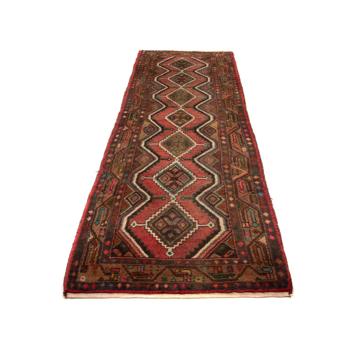Tapis de couloir Tapis persan - Nomadic - 290 x 86 cm - rouge clair