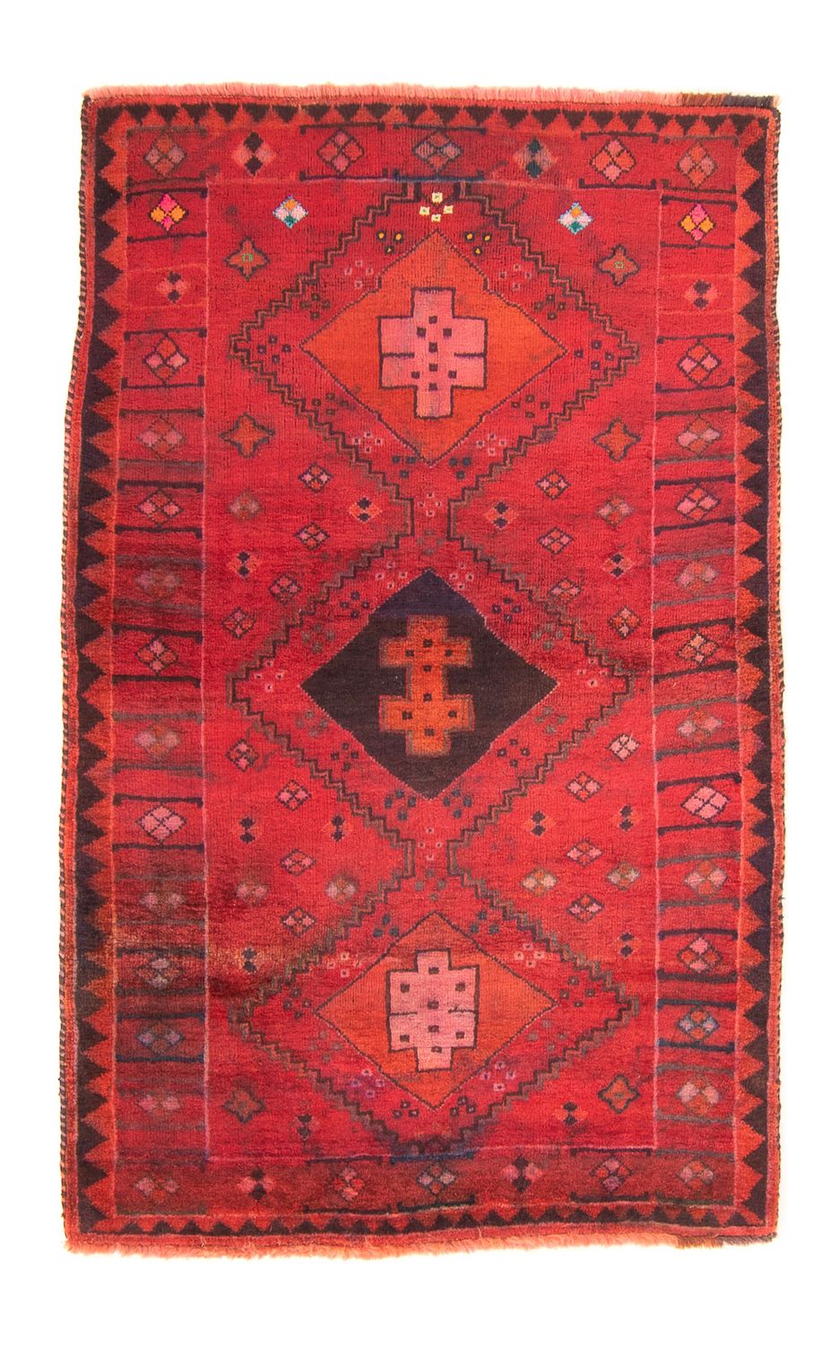 Tapis persan - Nomadic - 154 x 96 cm - rouge
