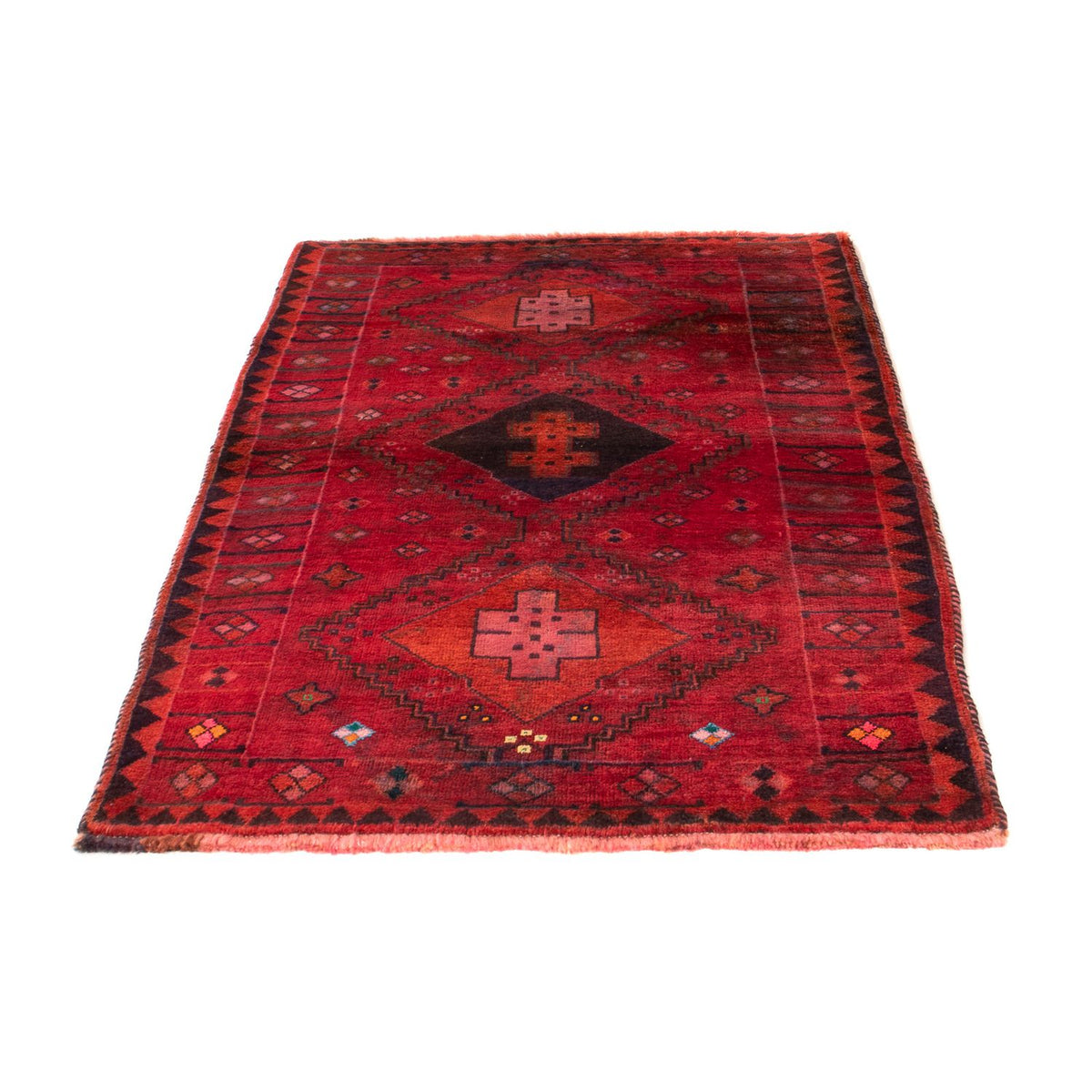Tapis persan - Nomadic - 154 x 96 cm - rouge