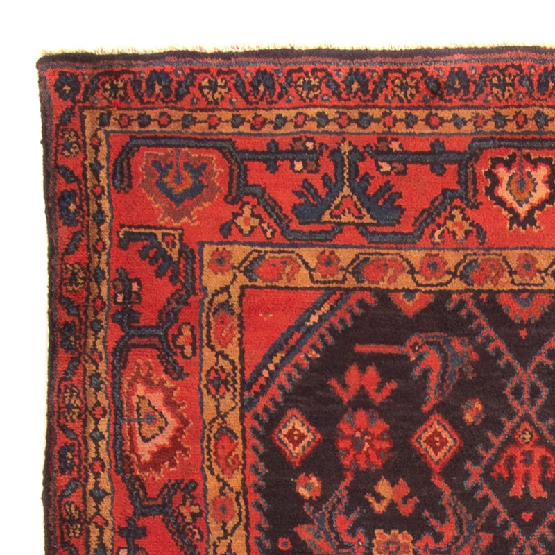 Tapis persan - Nomadic - 184 x 117 cm - bleu foncé