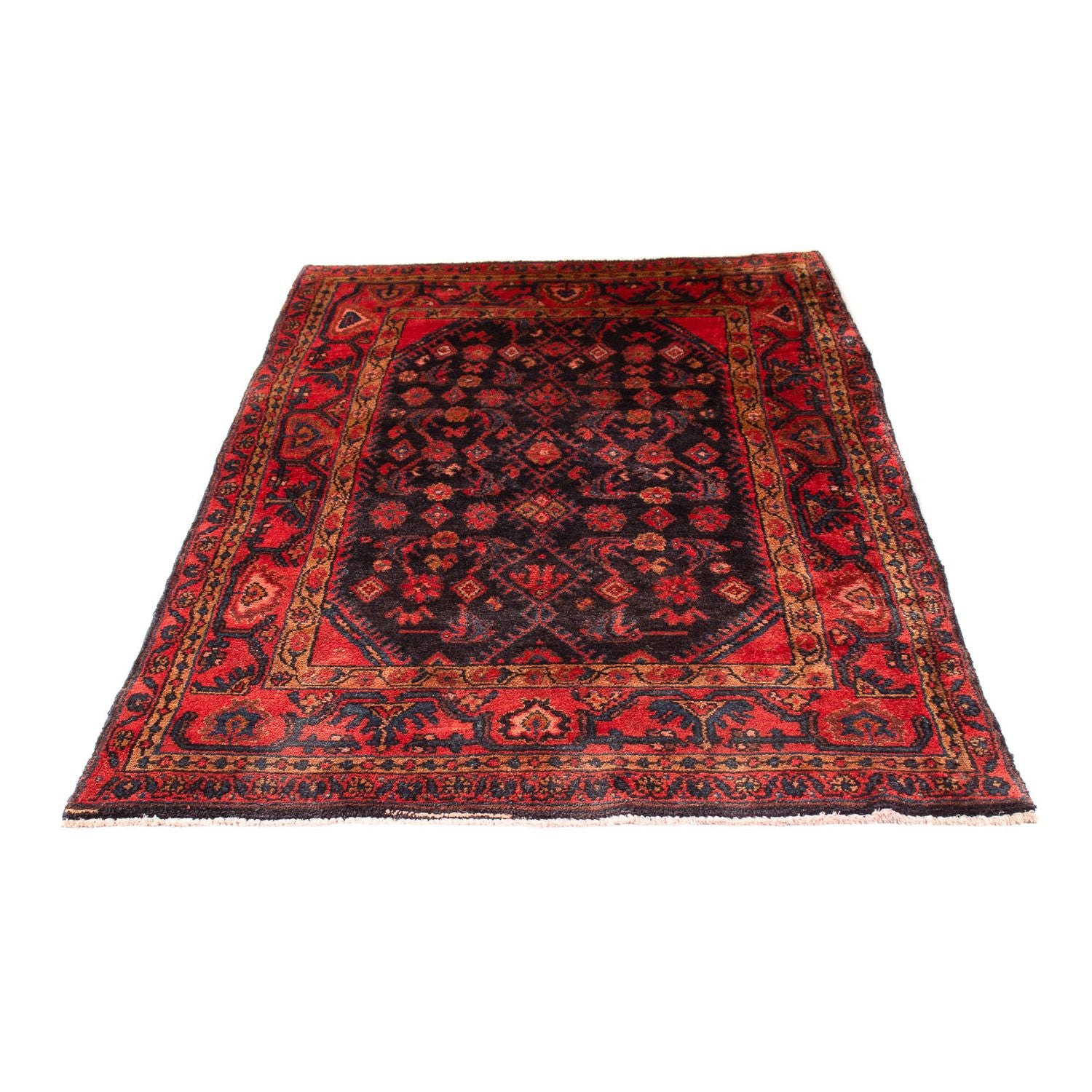 Tapis persan - Nomadic - 184 x 117 cm - bleu foncé