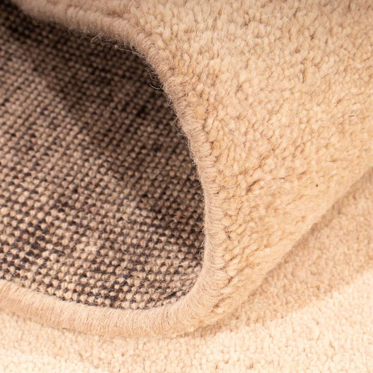 Tapis Gabbeh - Indus - 246 x 167 cm - marron clair