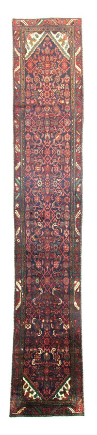 Tapis de couloir Tapis persan - Nomadic - 390 x 65 cm - rose