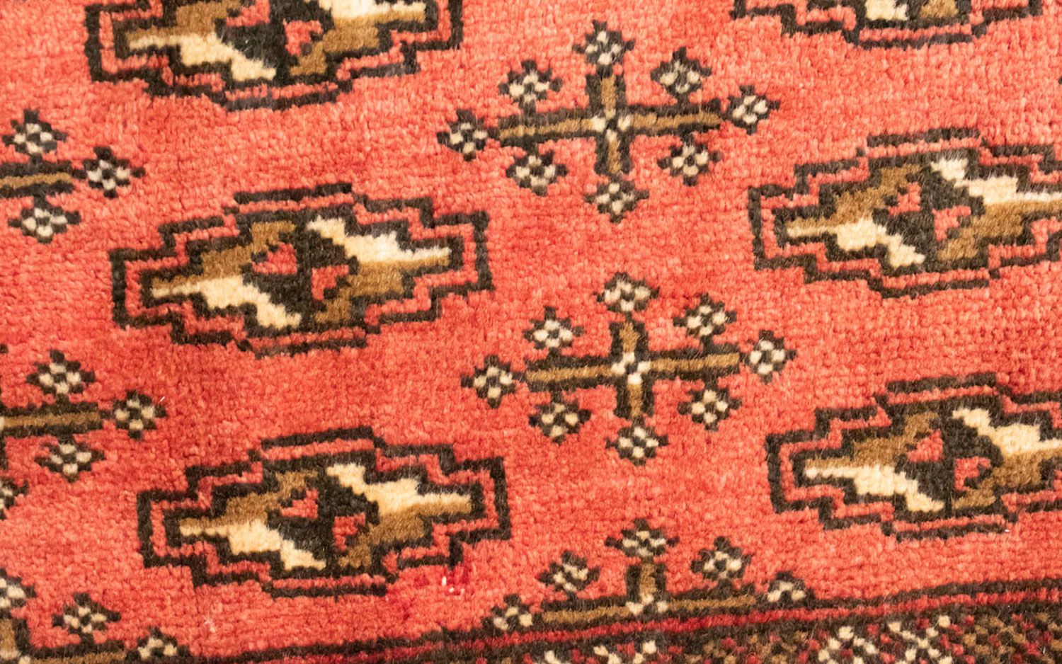 Tapis Turkaman - 130 x 60 cm - rouille