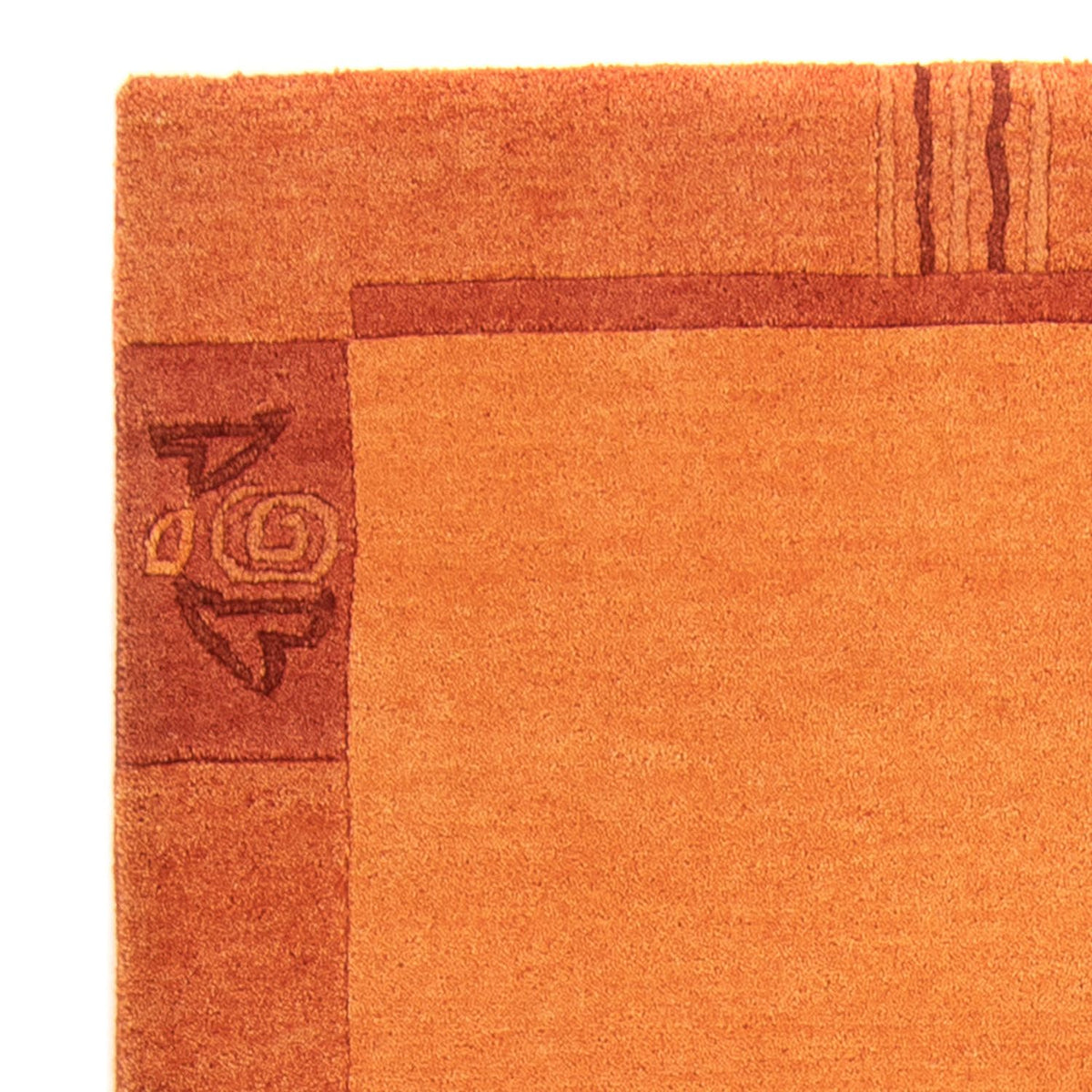 Tapis Népalais - 180 x 117 cm - orange