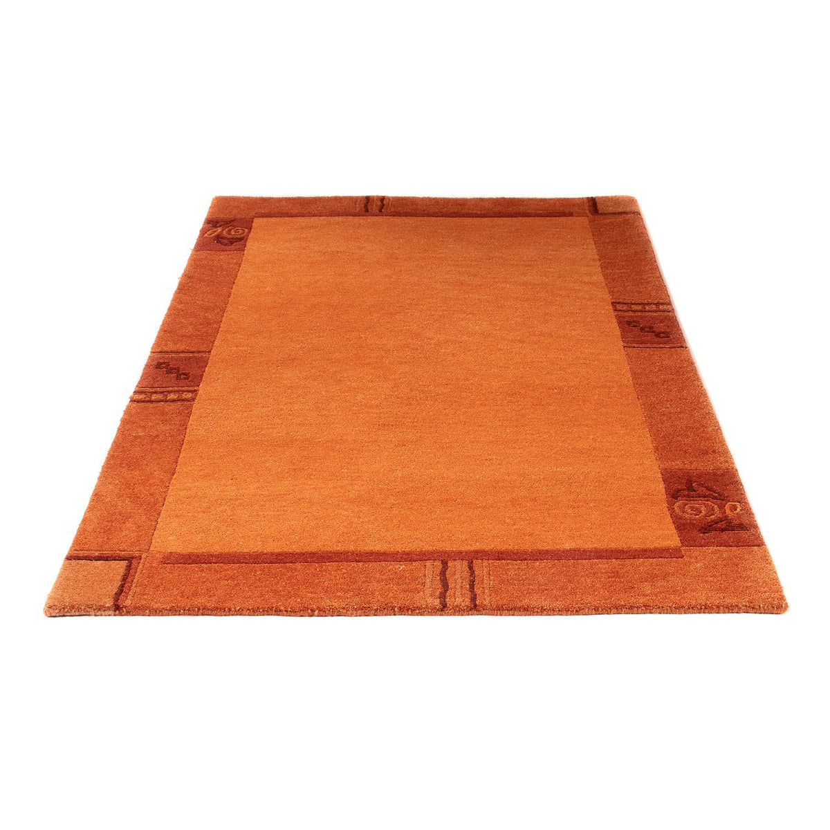 Tapis Népalais - 180 x 117 cm - orange