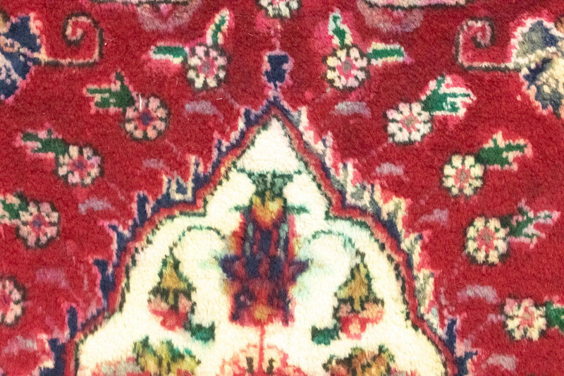 Tapis de couloir Tapis persan - Tabriz - 417 x 85 cm - rouge