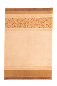 Tapis Népalais - 200 x 144 cm - marron clair