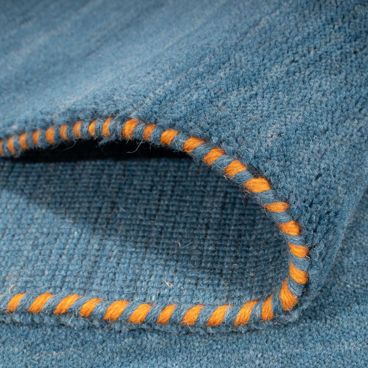 Tapis Népalais - 203 x 142 cm - bleu