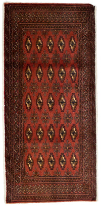 Tapis Turkaman - 130 x 60 cm - rouge