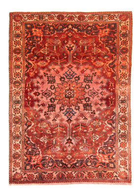 Tapis persan - Nomadic - 210 x 162 cm - rouge clair