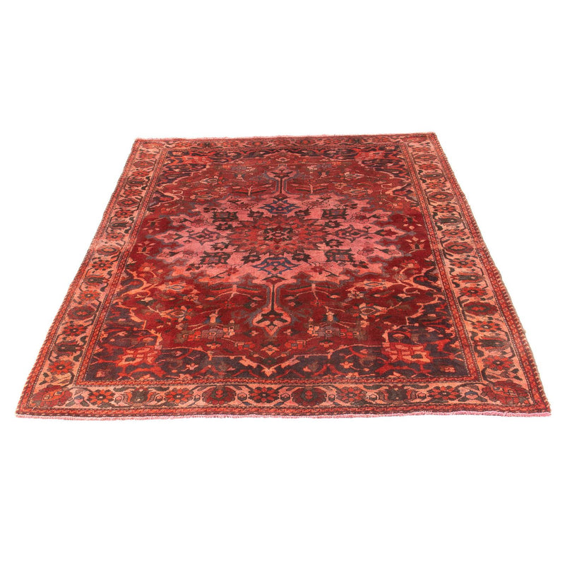 Tapis persan - Nomadic - 210 x 162 cm - rouge clair