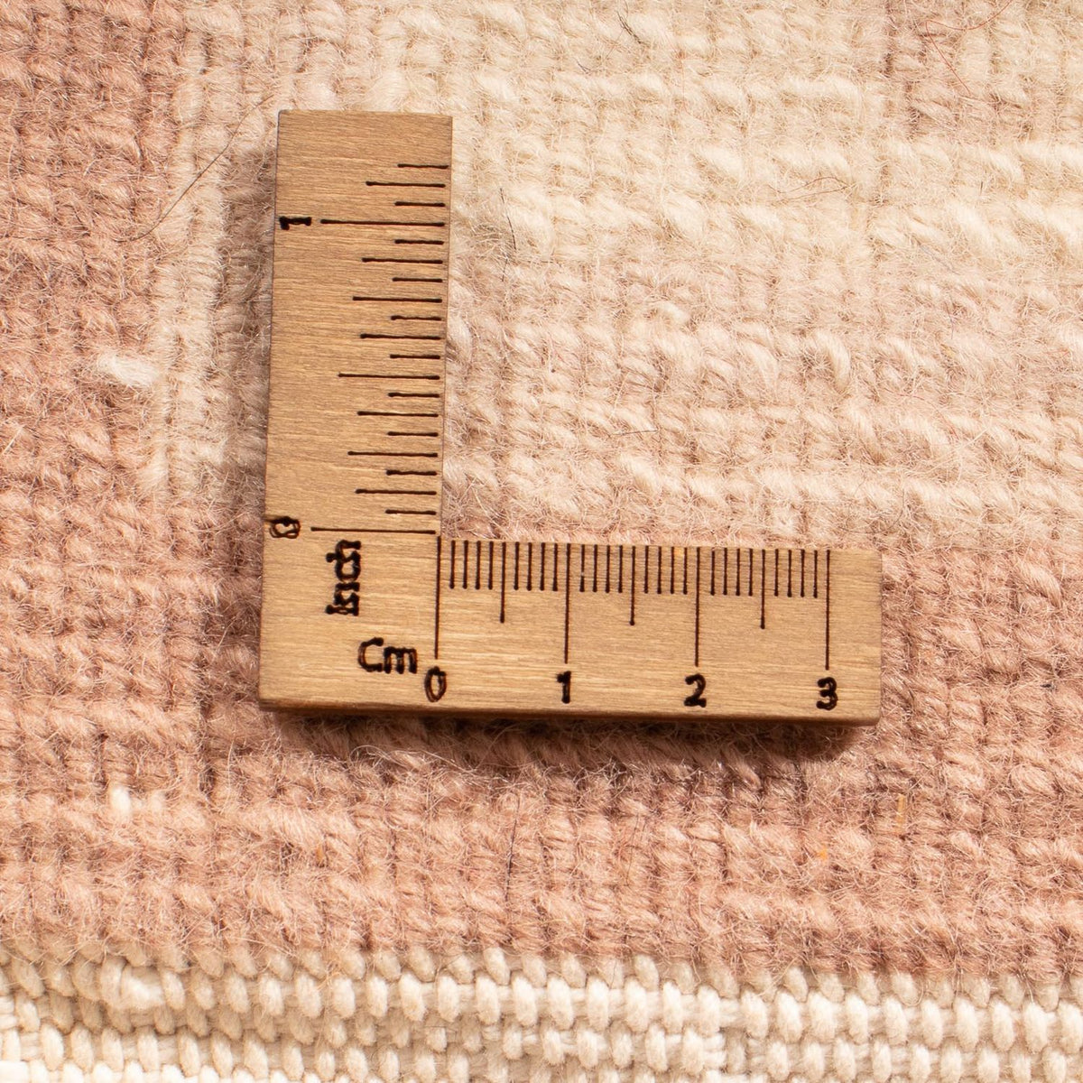 Tapis Népalais - 242 x 168 cm - marron clair