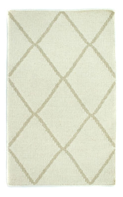 Tapis Kelim - Tendance - 90 x 60 cm - beige