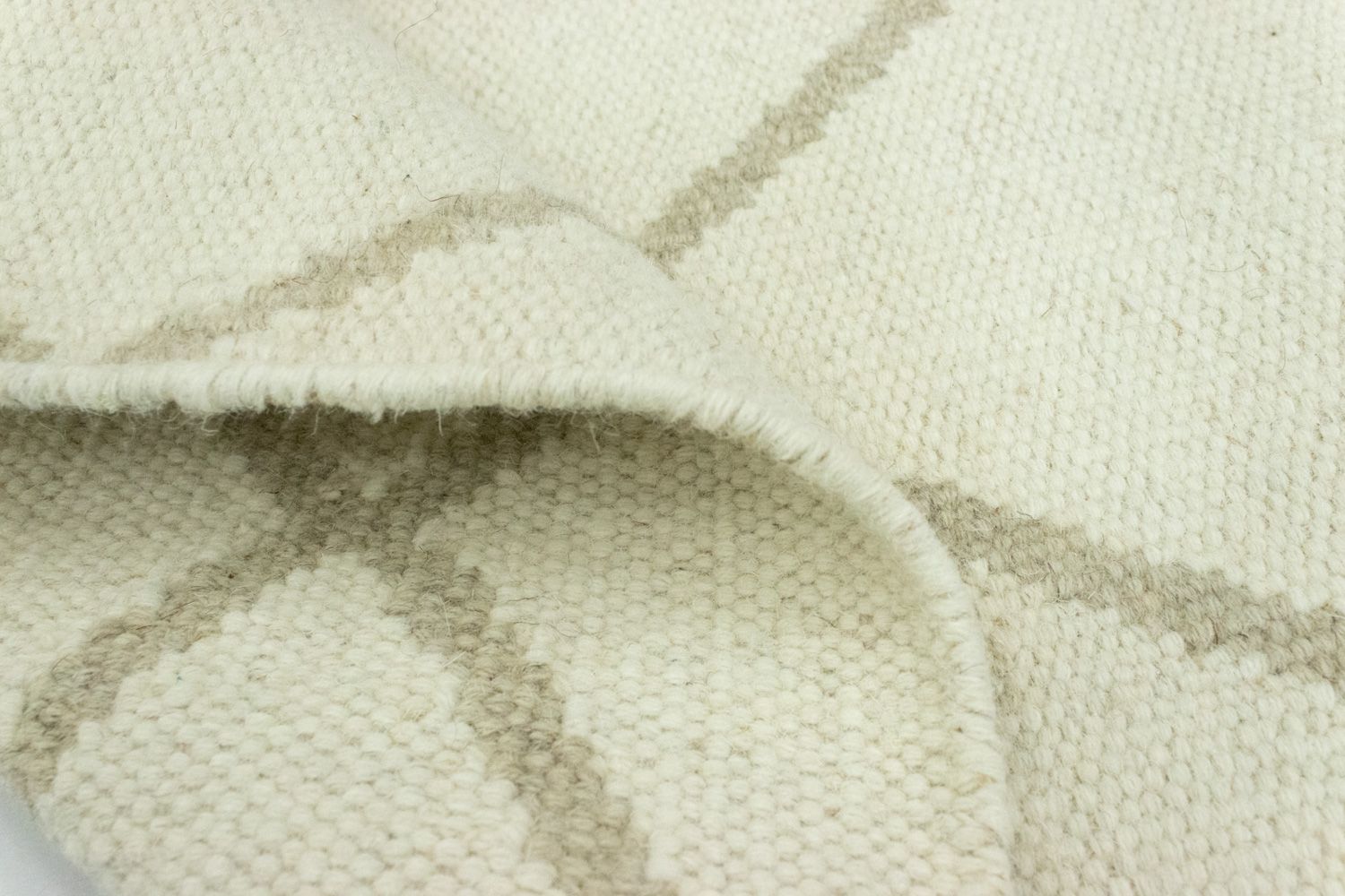 Tapis Kelim - Tendance - 90 x 60 cm - beige