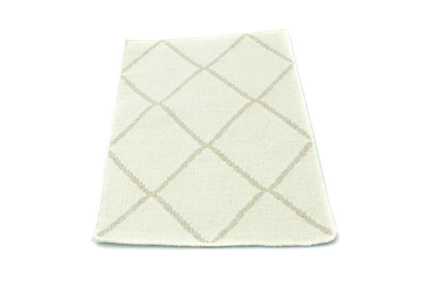 Tapis Kelim - Tendance - 90 x 60 cm - beige