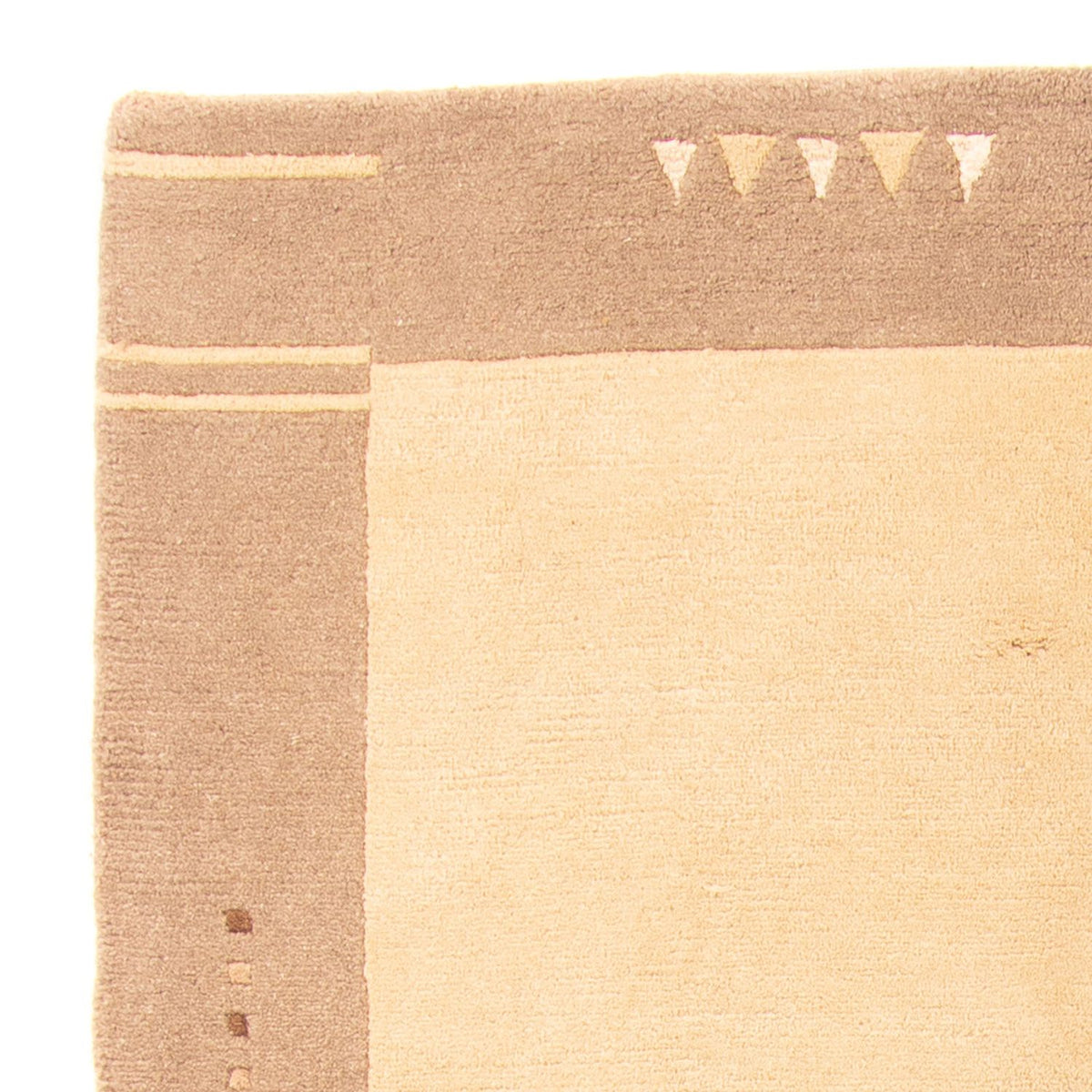 Tapis Népalais - 230 x 160 cm - marron clair