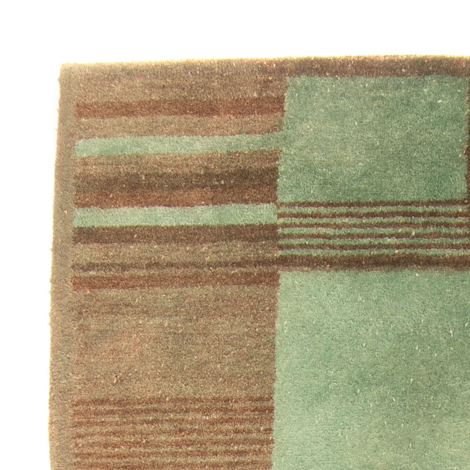 Tapis en laine - 193 x 137 cm - vert
