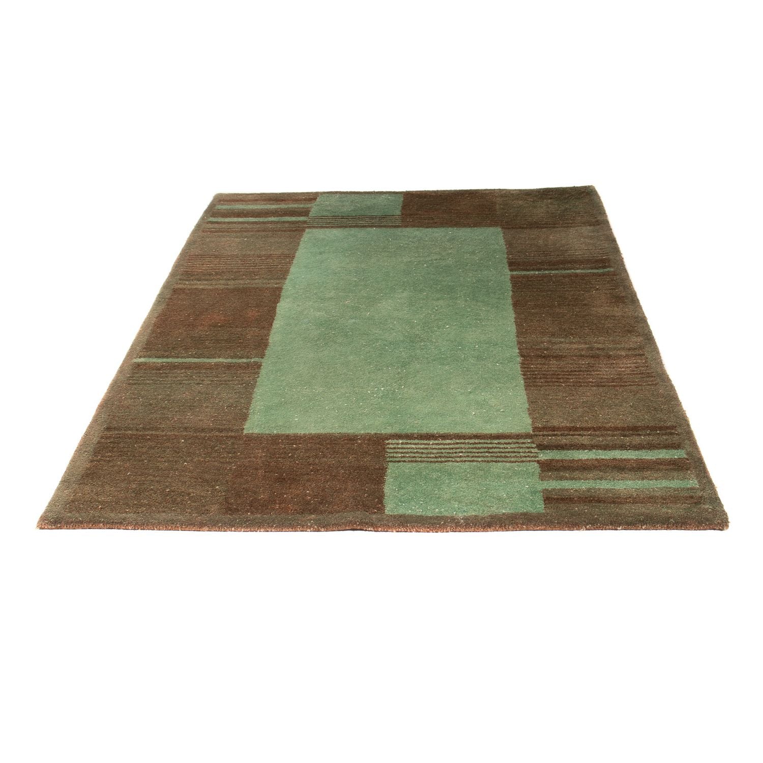 Tapis en laine - 193 x 137 cm - vert