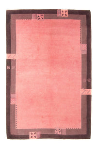 Tapis Népalais - 225 x 160 cm - rose