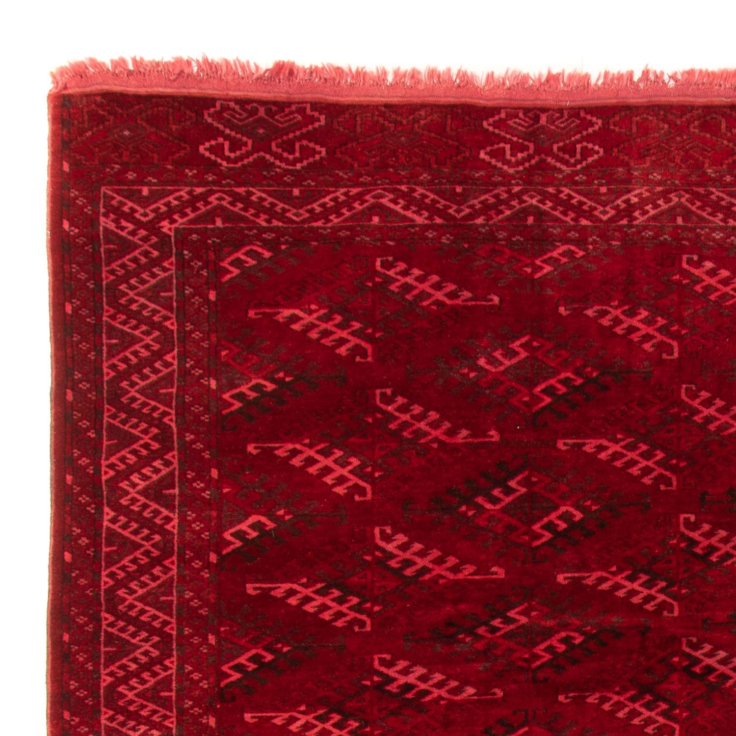 Tapis afghan - 323 x 279 cm - rouge
