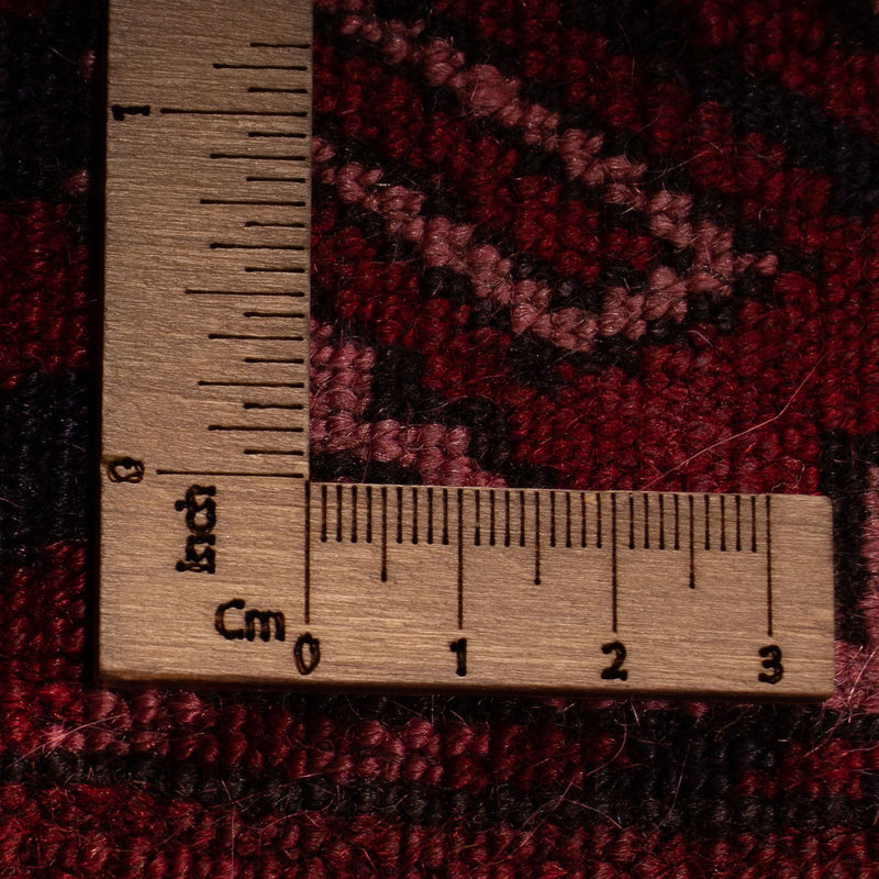 Tapis afghan - 323 x 279 cm - rouge