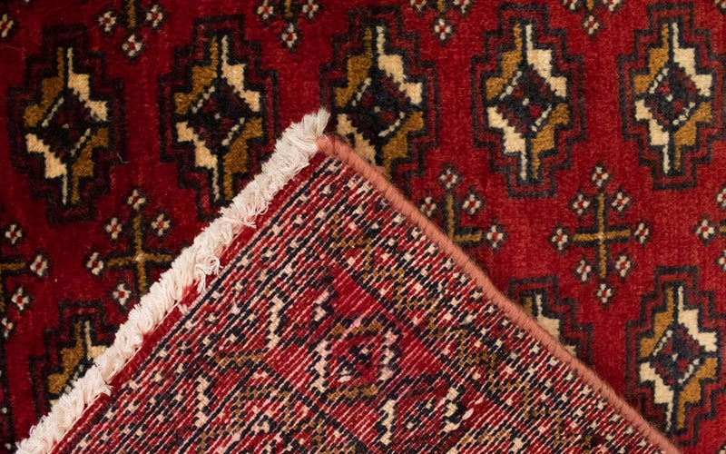 Tapis Turkaman - 130 x 60 cm - rouge