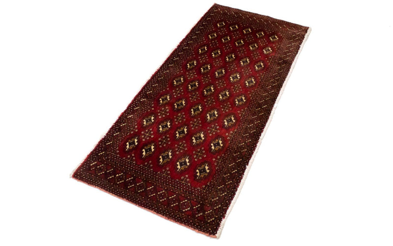 Tapis Turkaman - 130 x 60 cm - rouge