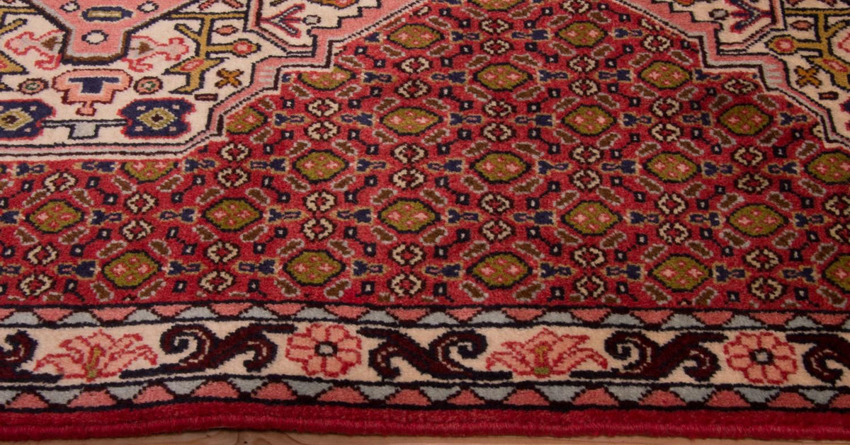 Tapis de couloir Tapis persan - Classique - 305 x 78 cm - rouge clair