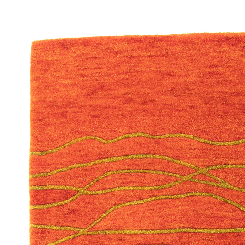 Tapis en laine - 195 x 136 cm - rouille