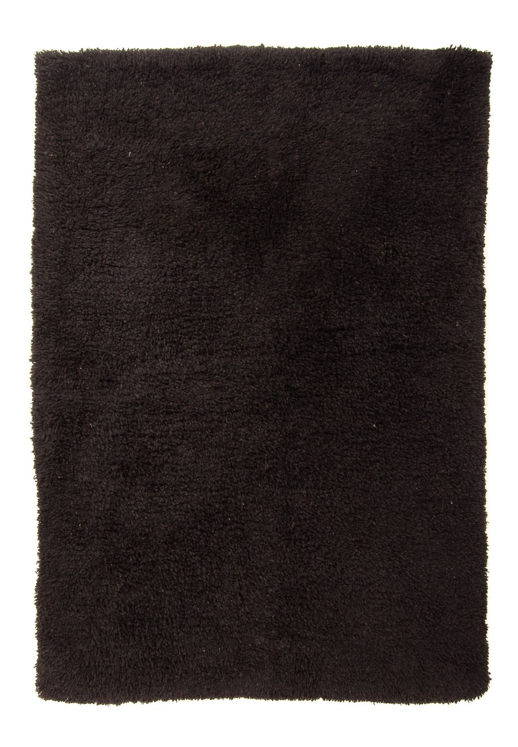 Tapis à poils longs - 216 x 150 cm - noir