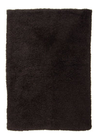 Tapis à poils longs - 216 x 150 cm - noir
