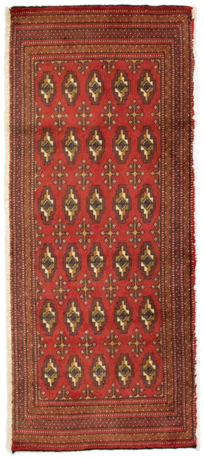 Tapis Turkaman - 130 x 60 cm - rouge