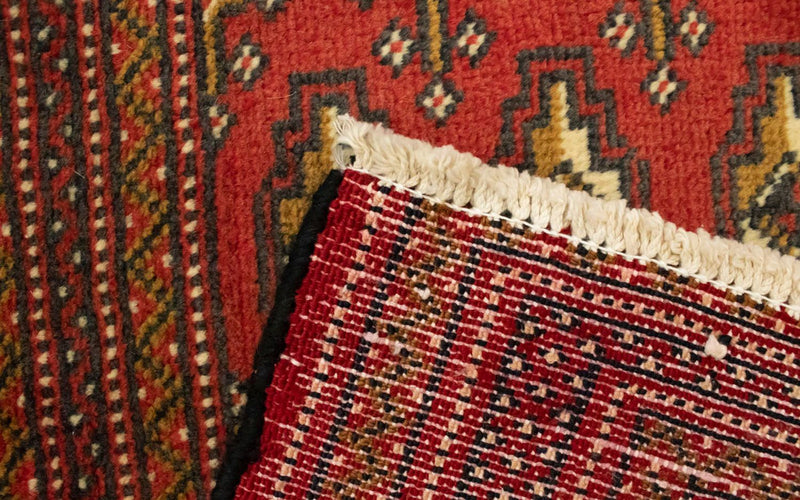 Tapis Turkaman - 130 x 60 cm - rouge
