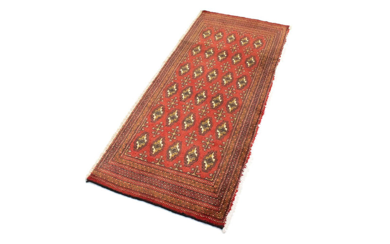 Tapis Turkaman - 130 x 60 cm - rouge