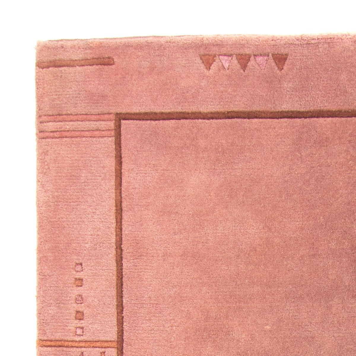 Tapis Népalais - 223 x 160 cm - marron clair