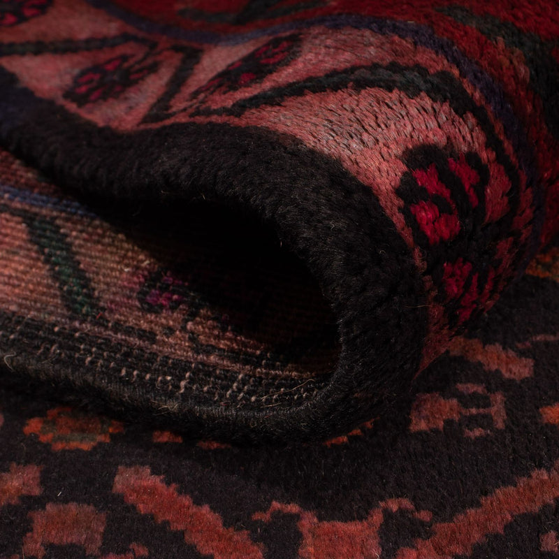 Tapis persan - Nomadic - 300 x 155 cm - rouge foncé