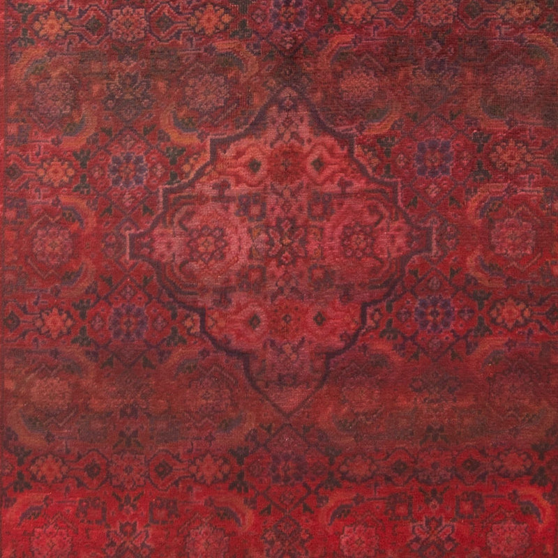 Tapis de couloir Tapis persan - Nomadic - 323 x 115 cm - rouge foncé