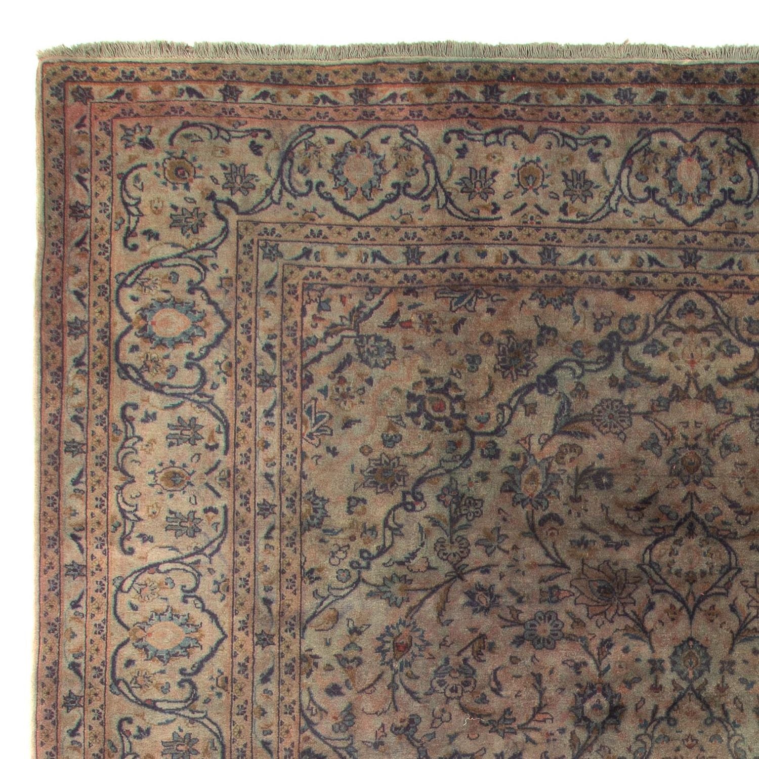 Tapis persan - Keshan - 350 x 250 cm - marron foncé