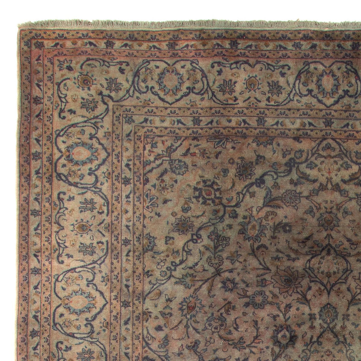 Tapis persan - Keshan - 350 x 250 cm - marron foncé