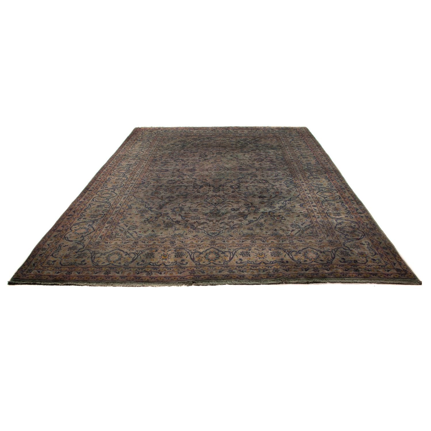 Tapis persan - Keshan - 350 x 250 cm - marron foncé