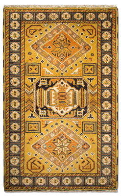 Tapis oriental - 154 x 95 cm - or
